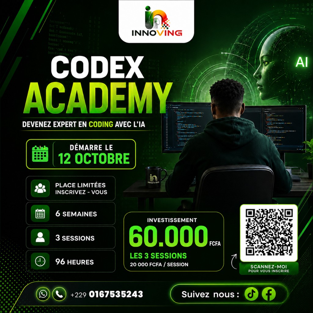 Affiche CODEX Academy — 12 octobre 2026